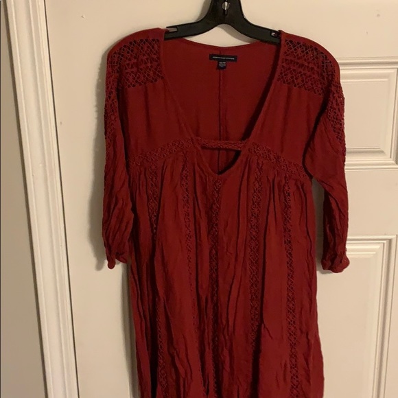 Red American Eagle boho dress - Picture 3 of 3